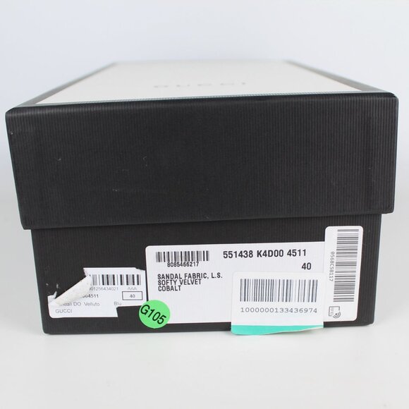 NEW Gucci Crystal Logo Velvet Mules Shoes - Office to Evening, Cocktail, Party - Picture 14 of 15